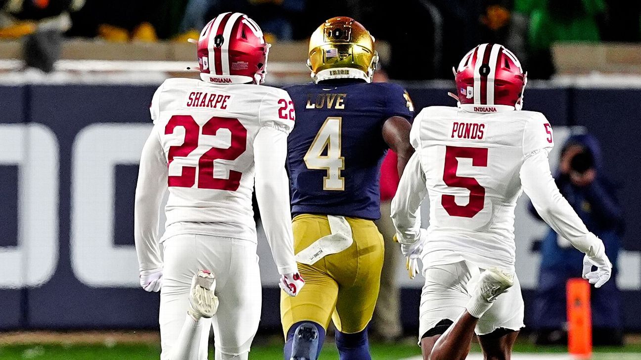 College Football Playoff: Jeremiyah Love is giving Notre Dame’s offense its punch